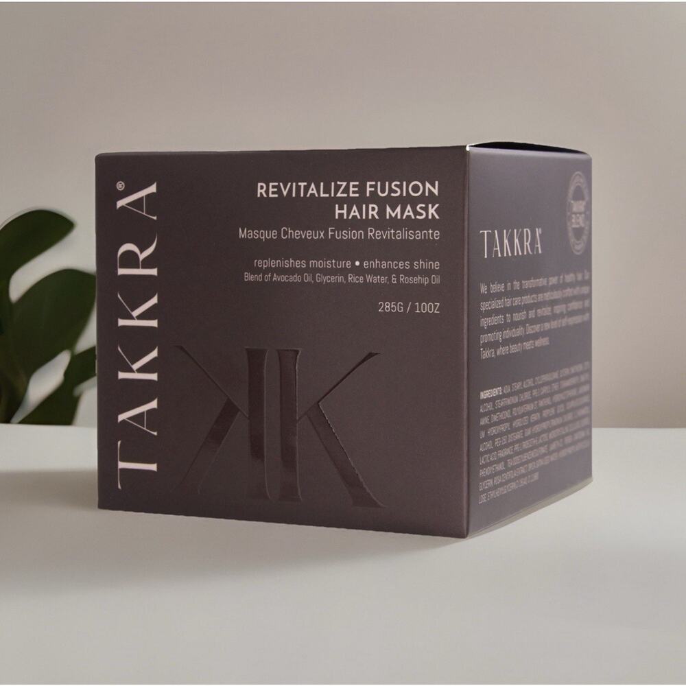 TAKKRA Revitalize Fusion Hair Mask Deep Conditioning Treatment 10 oz Retail $150